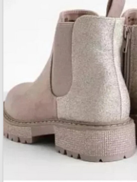 Steve Madden Boots Size 5 Tan Suede Gold Ankle Boot 'Howler' NIB - Picture 3 of 14